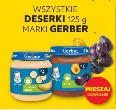 Deserki GERBER 125 g trzeci -100% taniej promocja w Kaufland
