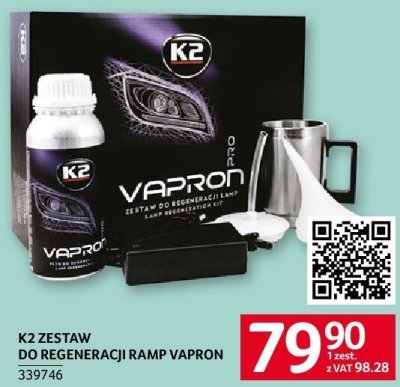 Zestaw do regeneracji lamp Vapron promocja w Selgros