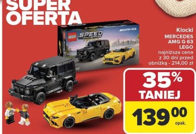 Klocki LEGO SPEED MERCEDES AMG G 63 promocja w Carrefour