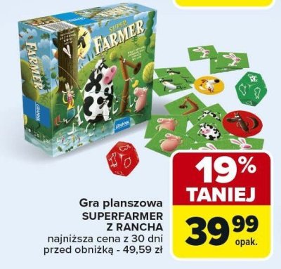 Gra planszowa SUPERFARMER Z RANCZA promocja w Carrefour