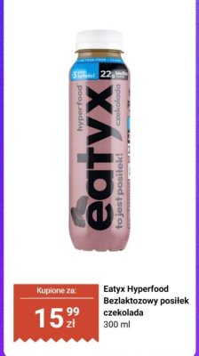 Bezlaktozowy posiłek czekolada promocja w Biedronka