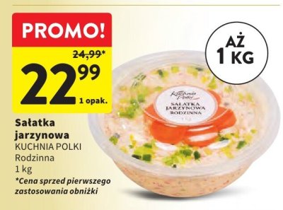 Sałatka jarzynowa Kuchnia Polski promocja w Intermarche