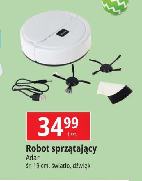 Robot sprzątający na baterie Adar promocja