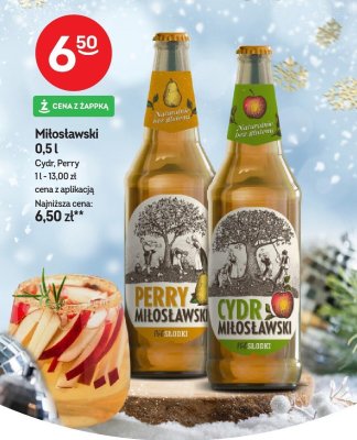 Cydr Miłosławski Cydr promocja w Żabka