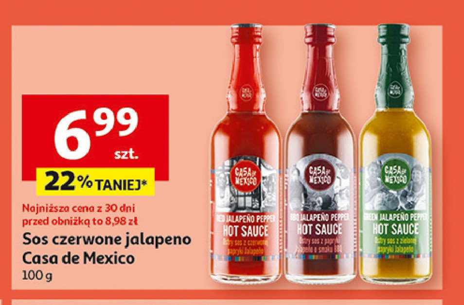 Sos czerwone jalapeno bbq Casa de mexico promocja