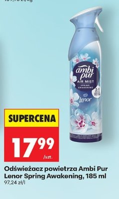 Odświeżacz powietrza Lenor Spring Awakening, 185 ml promocja w Biedronka