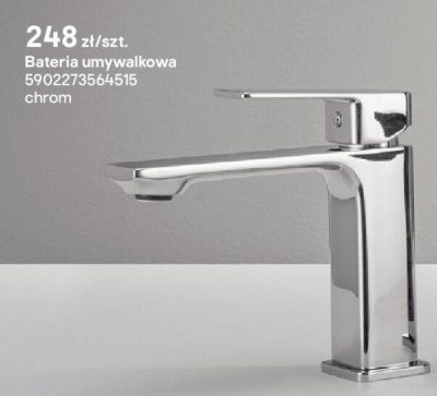 Bateria umywalkowa chromowana Valvex Harris promocja w Castorama