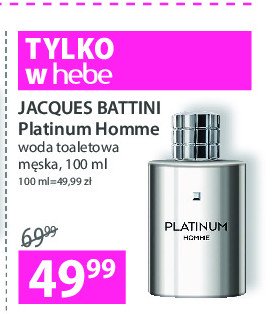 Woda toaletowa Jacques battini platinum homme promocja