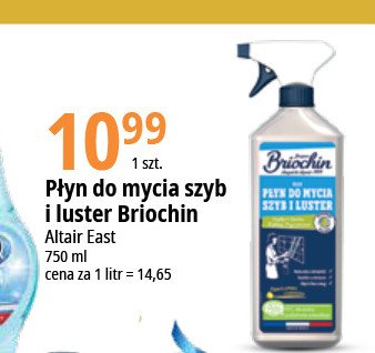 Płyn do mycia szyb i luster JACQUES BRIOCHIN promocja w Aldi
