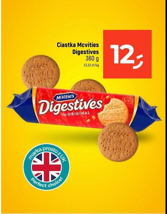 Ciastka MC VITIE'S DIGESTIVE promocja