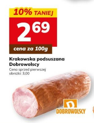 Krakowska podsuszana Dobrowolscy promocja w Hitpol