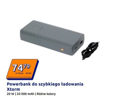 Powerbank do szybkiego ładowania  promocja w Action