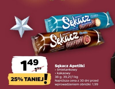 Sękacz Apetitki kakaowy promocja w Netto