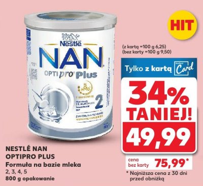 Formuła na bazie mleka 2, 3, 4, 5 promocja w Kaufland