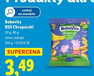 Chrupeczki BIO Bobovita promocja w Lidl