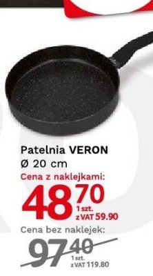 Patelnia Veron 20 cm promocja w Selgros