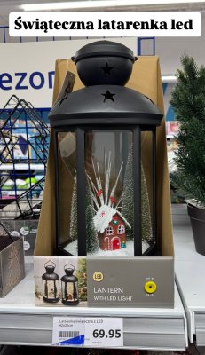 Latarenka świąteczna LED  promocja w Action