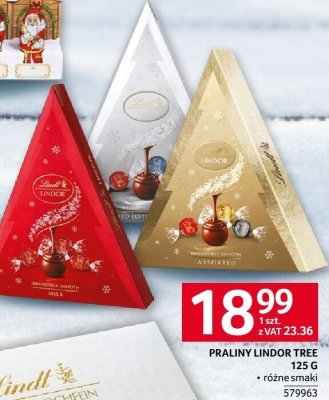 Praliny Lindor Tree Lindt 125 g różne smaki promocja w Selgros
