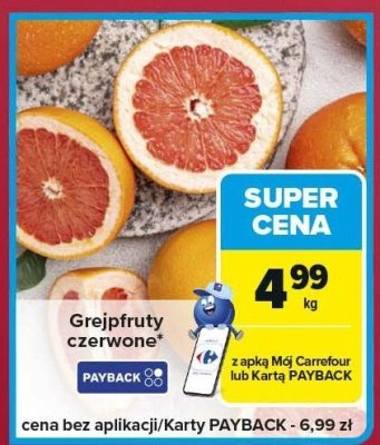 Grejpfruty czerwone promocja w Carrefour Express