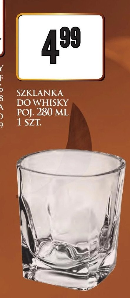 Szklanka do whisky 280 ml promocja