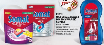 Płyn nabłyszczający do zmywarek Somat Henkel promocja w Arhelan