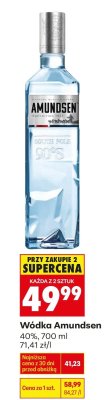 Wódka Amundsen 40% promocja w Biedronka