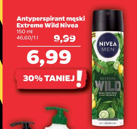 Antyperspirant extreme wild Nivea men promocja