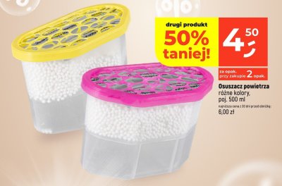 Osuszacz powietrza różne kolory, poj. 500 ml promocja w Dealz