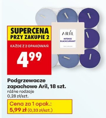 Podgrzewacze zapachowe 18 szt. promocja w Biedronka