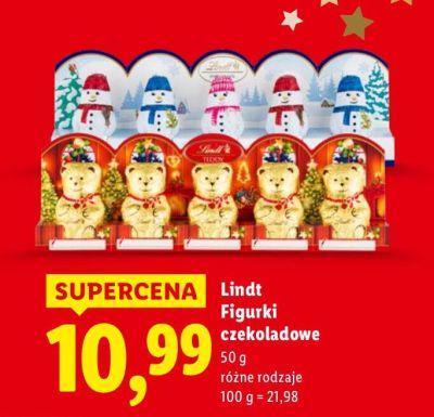 Figurki czekoladowe, różne rodzaje promocja w Lidl