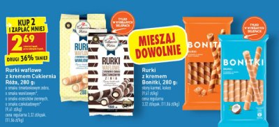 Rurki z kremem kokos Bonitki promocja