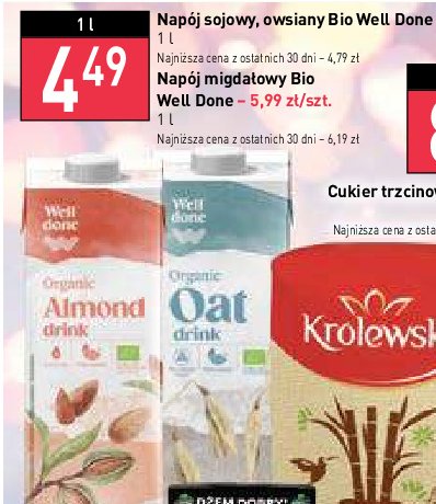 Nap贸j sojowy Well done promocja