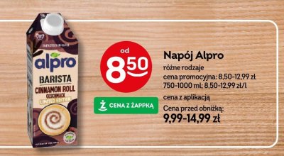 Napój Alpro Barista różne rodzaje promocja w Żabka