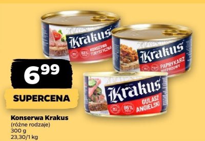 Konserwa różne rodzaje promocja w Netto