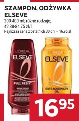 Szampon, odżywka Elseve promocja w Stokrotka