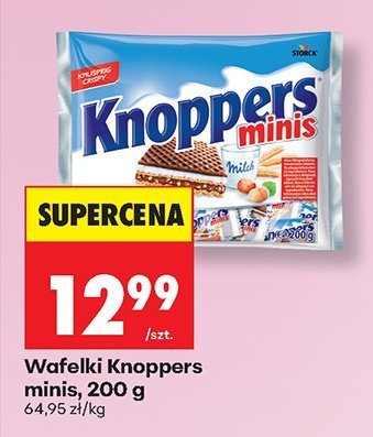 Wafelki Knoppers minis promocja w Biedronka