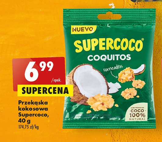 Przekąska kokosowa Supercoco promocja