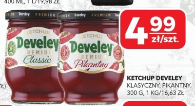 Ketchup Develey klasyczny, pikantny promocja w Top Market