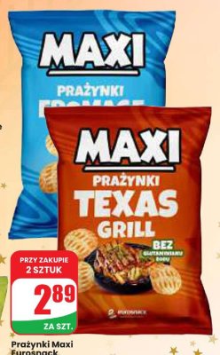Prażynki Maxi Texas Grill promocja w Dino