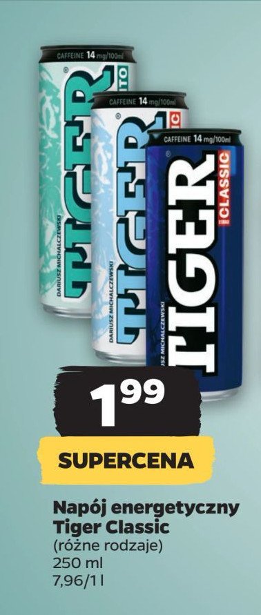 Napój mojito Tiger energy drink promocja