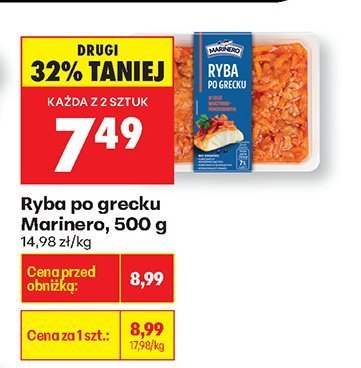 Ryba po grecku Marinero promocja w Biedronka