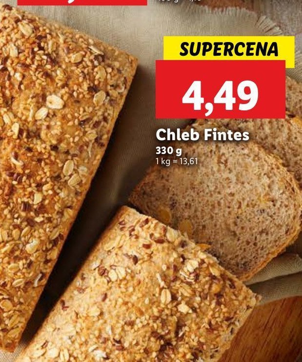 Chleb fitnes promocja w Lidl