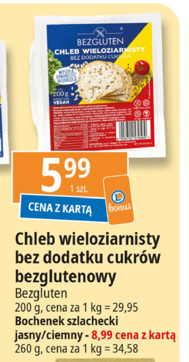 Bochenek szlachecki jasny Bezgluten promocja