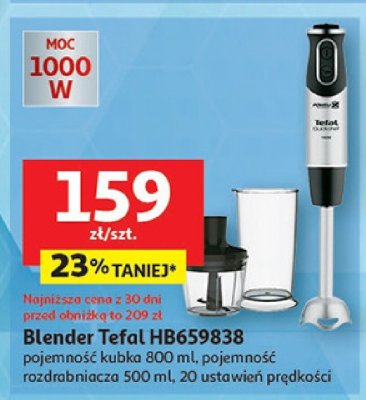 Blender Tefal HB659838 promocja w Auchan