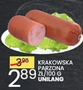 Krakowska parzona Unilang promocja w Wafelek