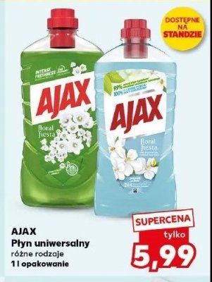 P艂yn do mycia konwalie Ajax floral fiesta Ajax . promocja