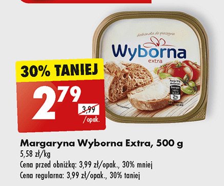 Margaryna Wyborna extra (biedronka) Wyborna (biedronka) promocja