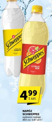 Napój Schweppes wybrane rodzaje promocja w ABC