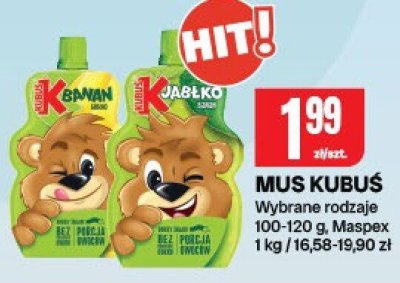 Mus Kubuś wybrane rodzaje promocja w Chorten