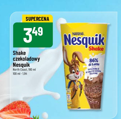 Napój shake czekoladowy Nesquik promocja